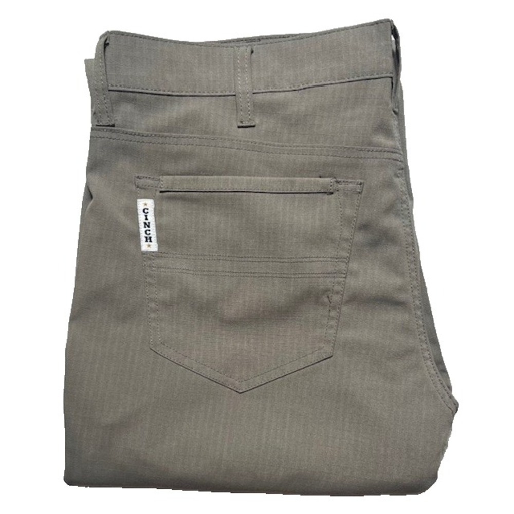 Cinch Men's Olive Drab Chinos - Straight Fit